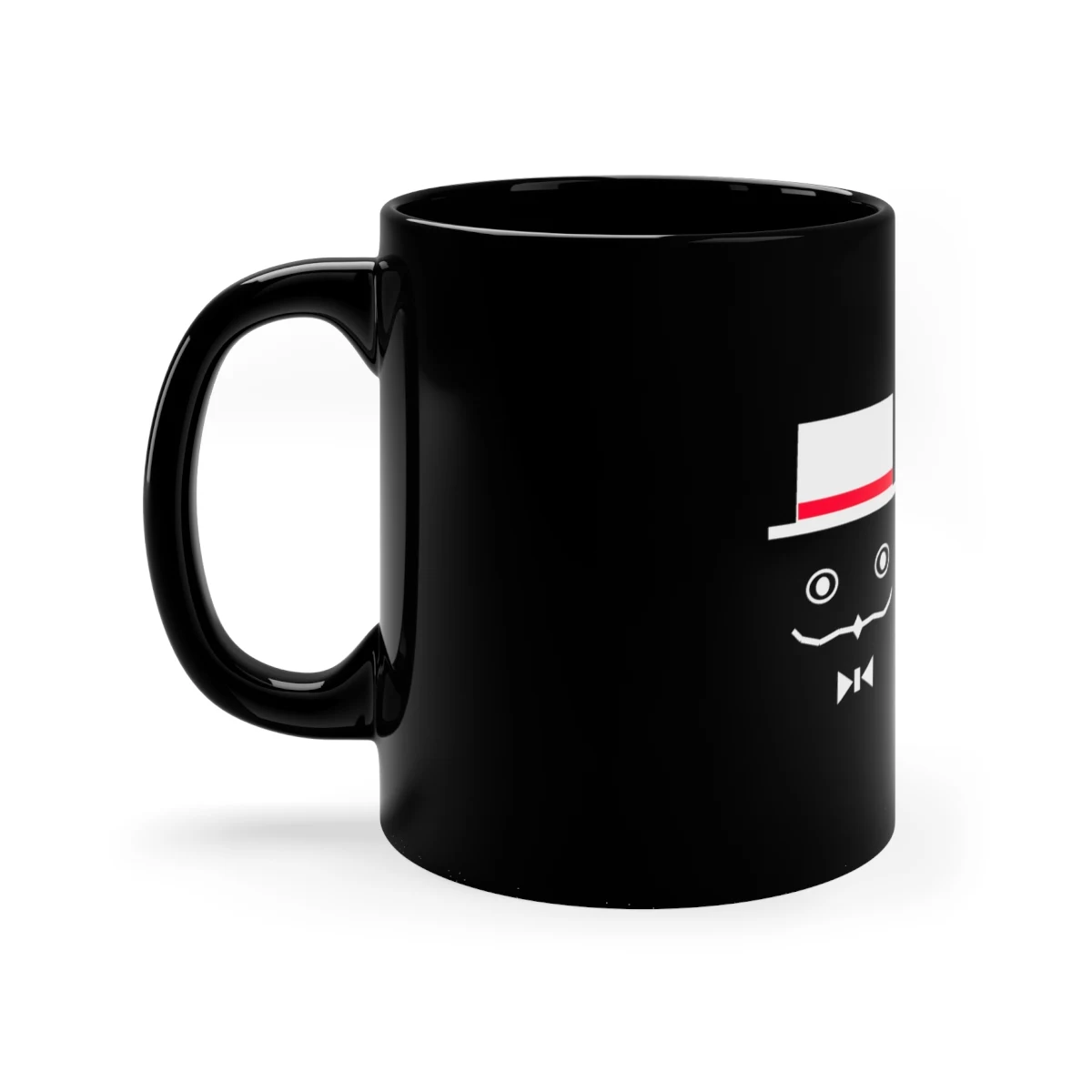 EVERYONE BECOMES A DATABASE — BLACK MUG view 2