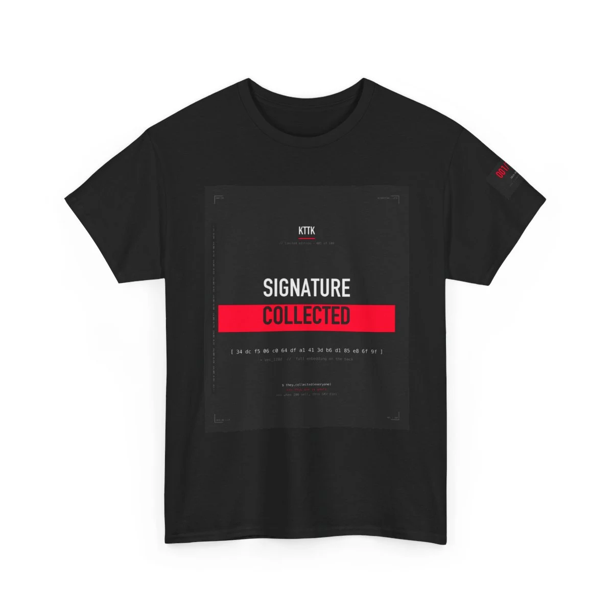 SIGNATURE_COLLECTED — LIMITED EDITION 001/100 view 3
