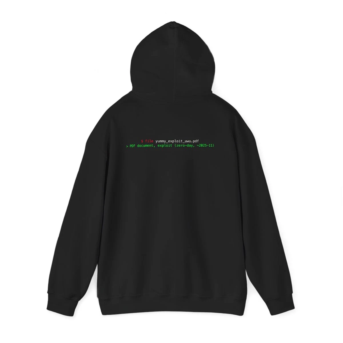 UWU.PDF — Zero-Day Sample Hoodie view 3
